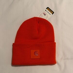Carhartt Orange Knit Cuffed Beanie